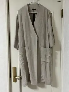 Ｂ７麻のノーカラーコート