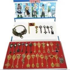 新品 FAIRY TALE フェアリーテイル ルーシィ 星霊 精霊の鍵 27本 新品 フェアリーテイル FAIRY TALE ルーシィ 精霊の鍵 星霊鍵 27