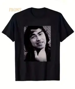 有　志村けん　モノクロ　Tシャツ