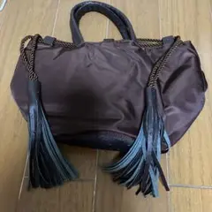 お得！アレクシアオリンガーのフリンジがかわいいハンドバッグ美品