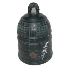 道成寺　 鐘楼　ミニチュア貯金箱　陶器　２８ｃｍ