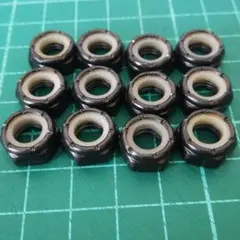 スケボー　アクスル　スケートボード アクセル　ナット 3台分 12個