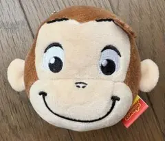 【新品未使用】おさるのジョージ ストラップ お顔 フェイス