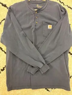 Carhartt ヘンリーネックシャツ XL ダークグレー