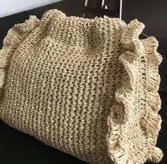 レディースバッグ バッグ バック カゴバック 巾着風バッグ テチチテラス