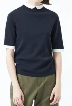 【美品】 マッキントッシュフィロソフィー Cleric Collar Knit