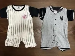 MLBロンパース 70サイズ　２枚