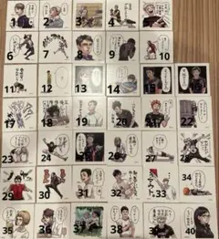 ハイキュー　スクエアステッカー　コレクション