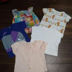 Tシャツ5枚セット 80