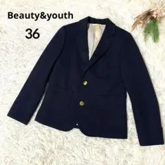 Beauty&youth　紺ブレザー　金ボタン　ユナイテッドアローズ　紺ブレ