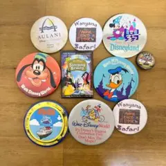 N987 10点 缶バッジ アクセサリー トート リュック アクセント 当時物