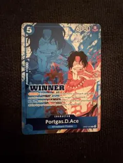 ワンピースカード　英語版　海外限定　 winner エース 大会優勝プロモ