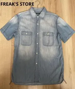 【美品】FREAK'S STORE 半袖　シャツ　ジーンズ