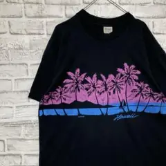 USA製90sヴィンテージTシャツ！シングルステッチ　ブラック半袖古着XL24