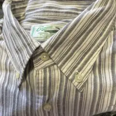 crocodile クロコダイル　ストライプ　長袖シャツ　L