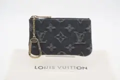 LOUIS VUITTON コインケース ポシェット クレ モノグラム デニム