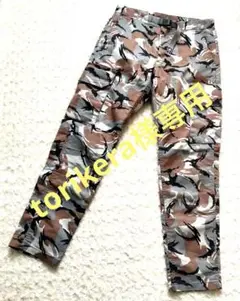 美品 ザ ノースフェイス パープルレーベル カモフラ カーゴパンツ サイズM