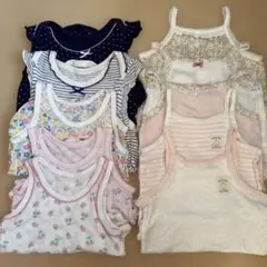 80サイズ　女の子向け　ベビー　キッズ　 肌着　ロンパース　まとめ売り