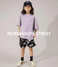 人気完売サイズ PAIRMANON STREET 総柄 ショートパンツ150
