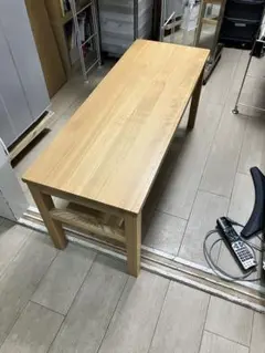 使用感あり　無印　木製ベンチ タモ材