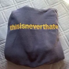 thisisneverthat ネイビー トレーナー Mサイズ 人気！！