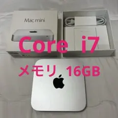 Mac mini 2014 Corei7-3Ghz メモリ16GB FD 1TB