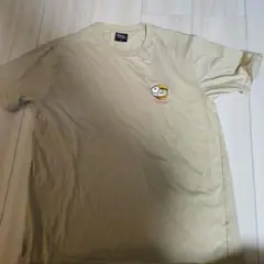 ベージュ プリント Tシャツ