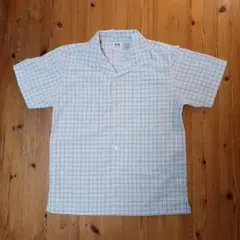 古着FADED GLORY KIDS 半袖チェックシャツ Mサイズ - 92