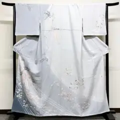 作家もの 滝泰の訪問着 本絞り 藤の花 着物