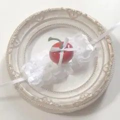 ぬいぐるみ ヘッドドレス さくらんぼホイップりぼん ハンドメイド ②