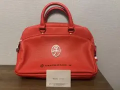 CASTELBAJAC ミニブリーフケース　レザービジネスバッグ レッド