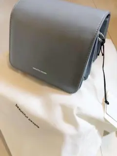 新品 beautiful people レザー accordion bag