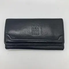 DAKS ブラックレザーキーケース