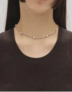 TODAYFUL Cord Pearl Choker
