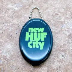 ハフHUF ラバーコインケース キーホルダー ブラック