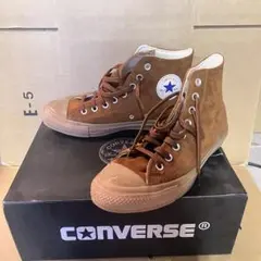 ◎CONVERSE コンバース キャメル 天然皮革 ハイカット 26.5