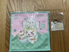 鹿児島限定　ハンドタオル　アクリルキーホルダー プリルン　プリキュア