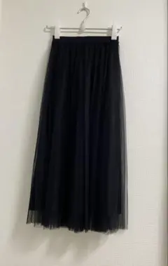 シップス チュールスカート ブラック