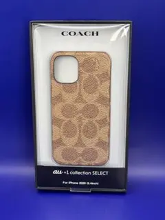 ⭐️正規品⭐️COACHハードケースSIGNATURE Brown iP12mini