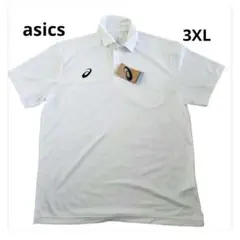 ✨新品タグ付き✨アシックス トレーニングポロシャツ 半袖 3XL ドライシャツ