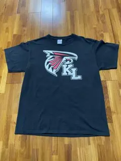 鷹ロゴ Tシャツ 黒