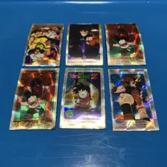 ドラゴンボールZ トレーディングカード 6枚セット　マグネットタイプ　マイナー