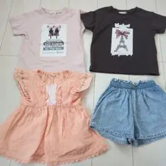 ブランシェス他★トップス&デニパン　セット売り