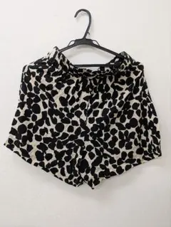 レオパード柄 ヒョウ柄ハーフパンツ EUR 38