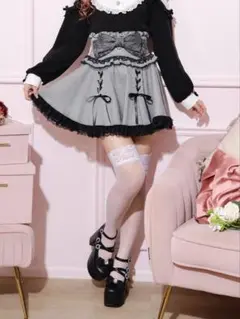 ドーリーリボンダブルスピンドルスカパン NOEMIE