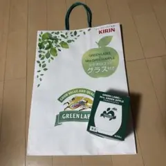 グリーンラベル×ミセスグリーンアップル　コラボロゴ入りグラス