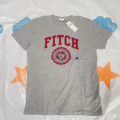 新品　タグ付Abercrombie Fitch アバクロ　Tシャツ グレー　M