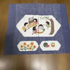 子供たちのイラストのれん