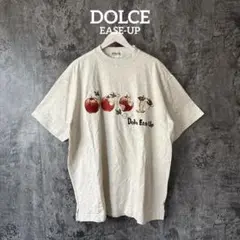 ⭐︎433 DOLCE EASE UPドルチェ 90' Tシャツ りんご 刺繍
