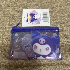 Kuromi フラットポーチ 紫色